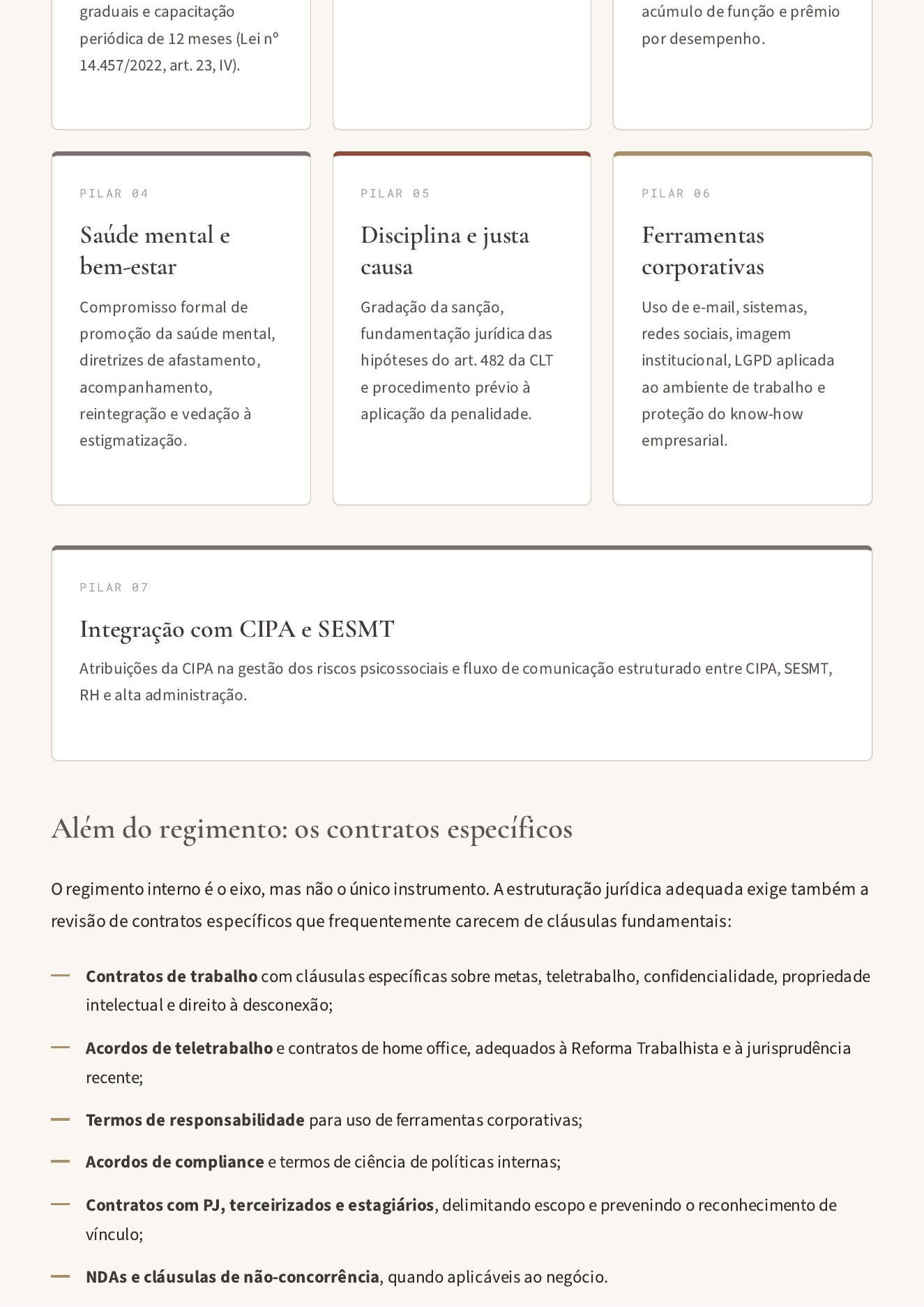 Página 7 da cartilha NR-01: saúde e segurança no trabalho