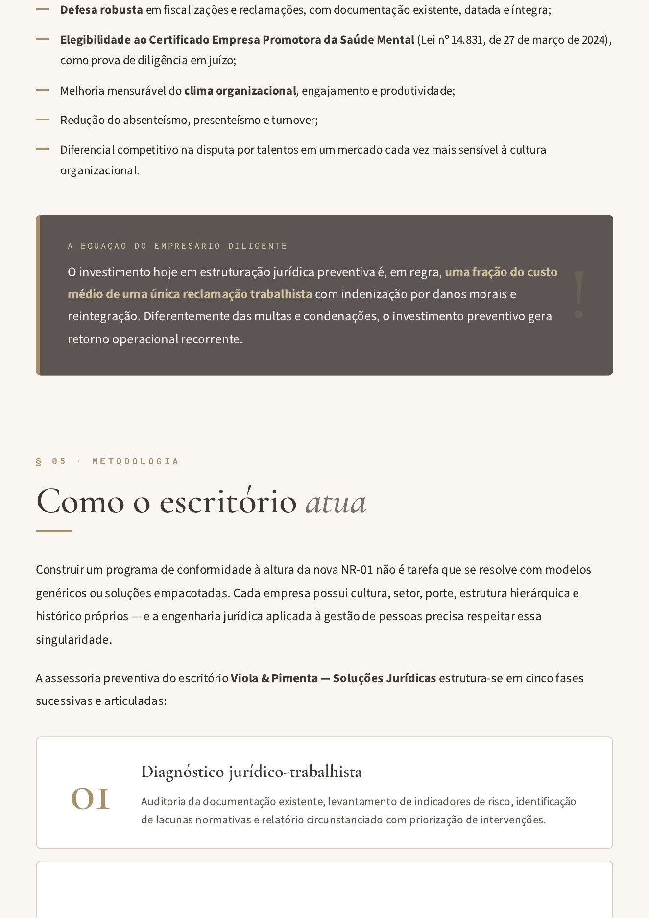 Página 9 da cartilha NR-01: saúde e segurança no trabalho